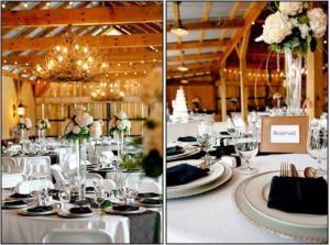 vintage wedding tablescape