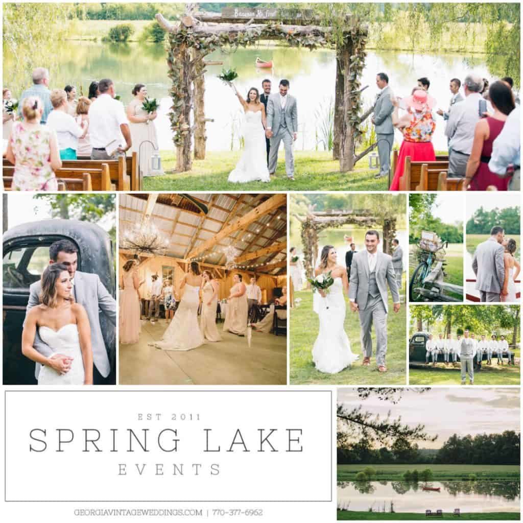 Outdoor wedding venues in Georgia | Vintage Wedding Venue | Spring Lake