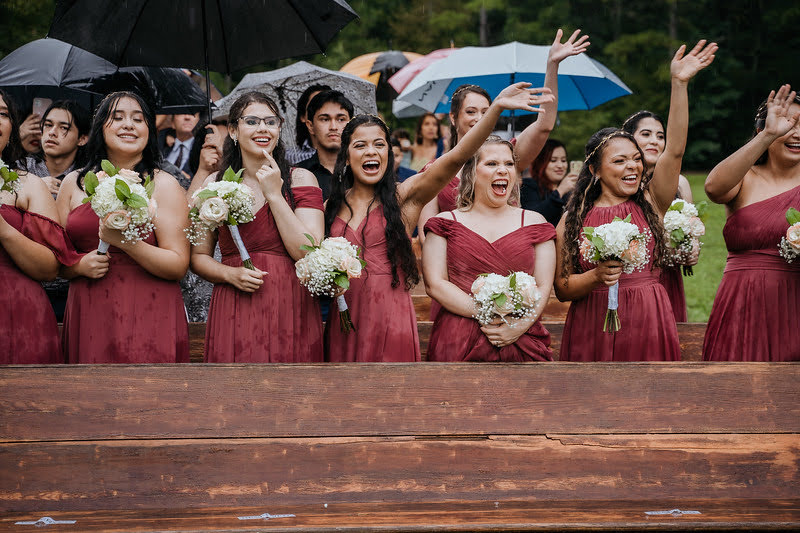 Rainy Wedding Day | Spring Lake Events | Rockmart, GA